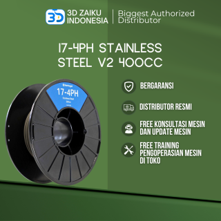 Markforged 17-4PH Stainless Steel V2 400cc Metal X 3D Printer Filament